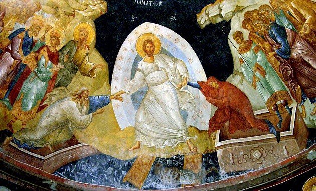 Фреска Воскресения Христова
