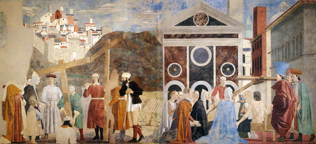 Поиск и признание Истинного Креста фрески, 1452-66, Пьеро делла Франческа, Ареццо.  http://leipsanothiki.blogspot.be/