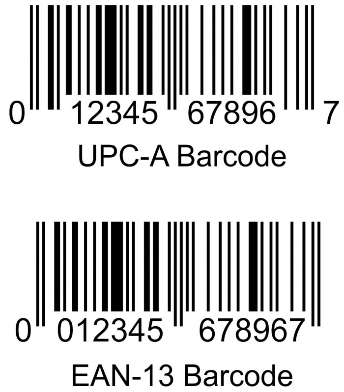UPC-A vs EAN-13 Barcodes