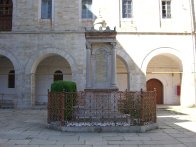 Памятник Зографским преподобномученикам в Афонском монастыре Зограф